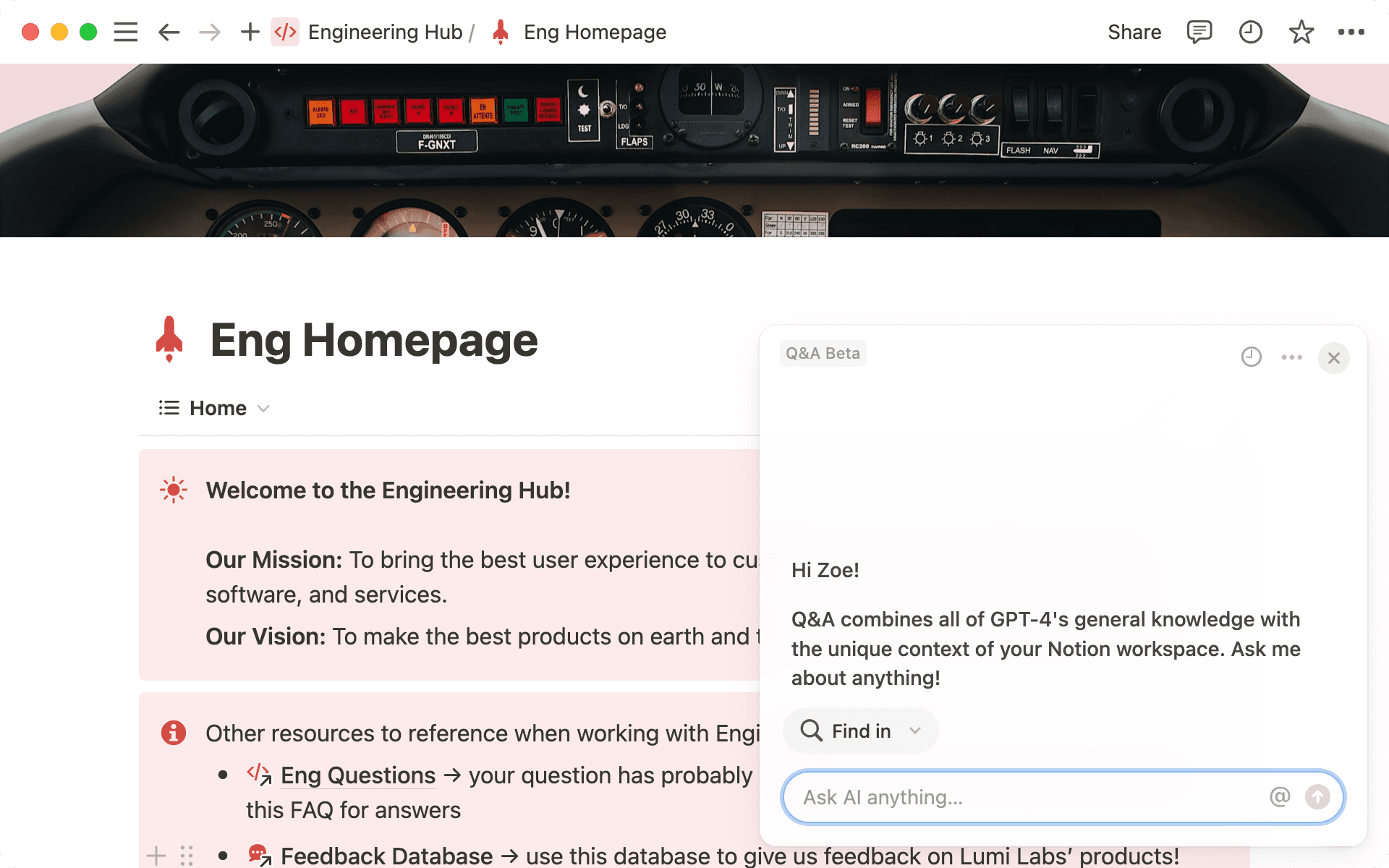 Banner del centro de conocimiento