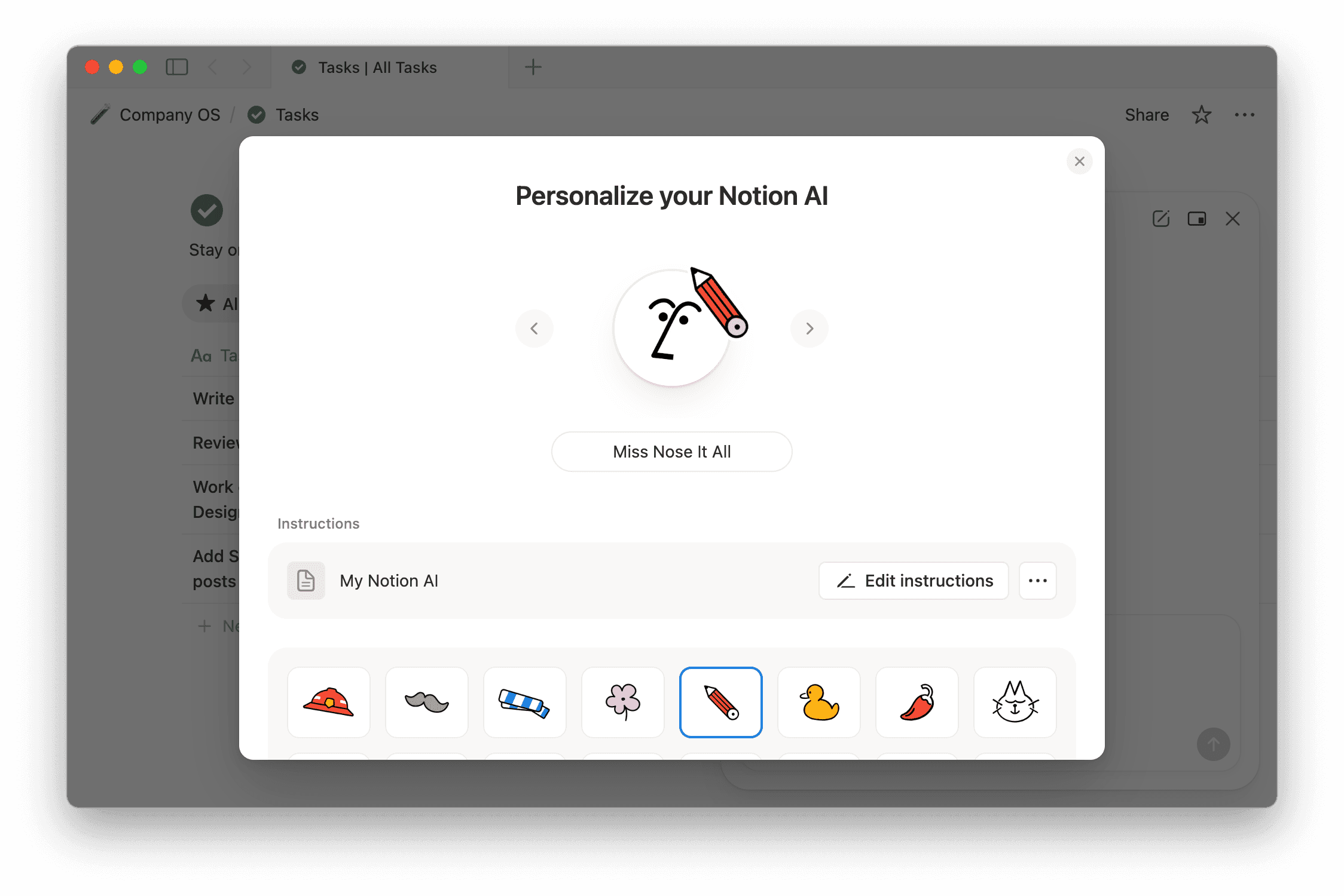 ca: personalizar el agente