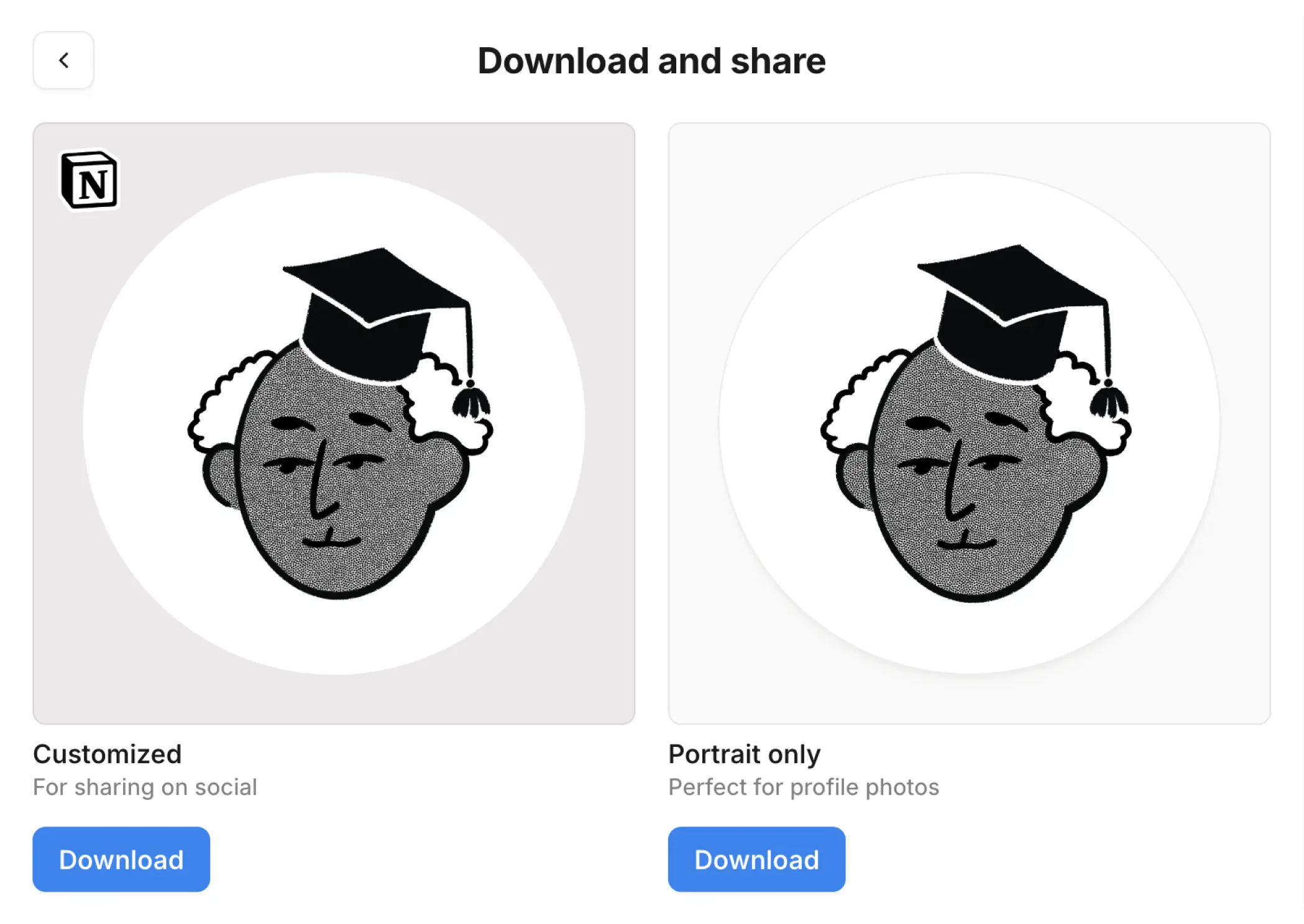 ca: descargar retrato de notion faces