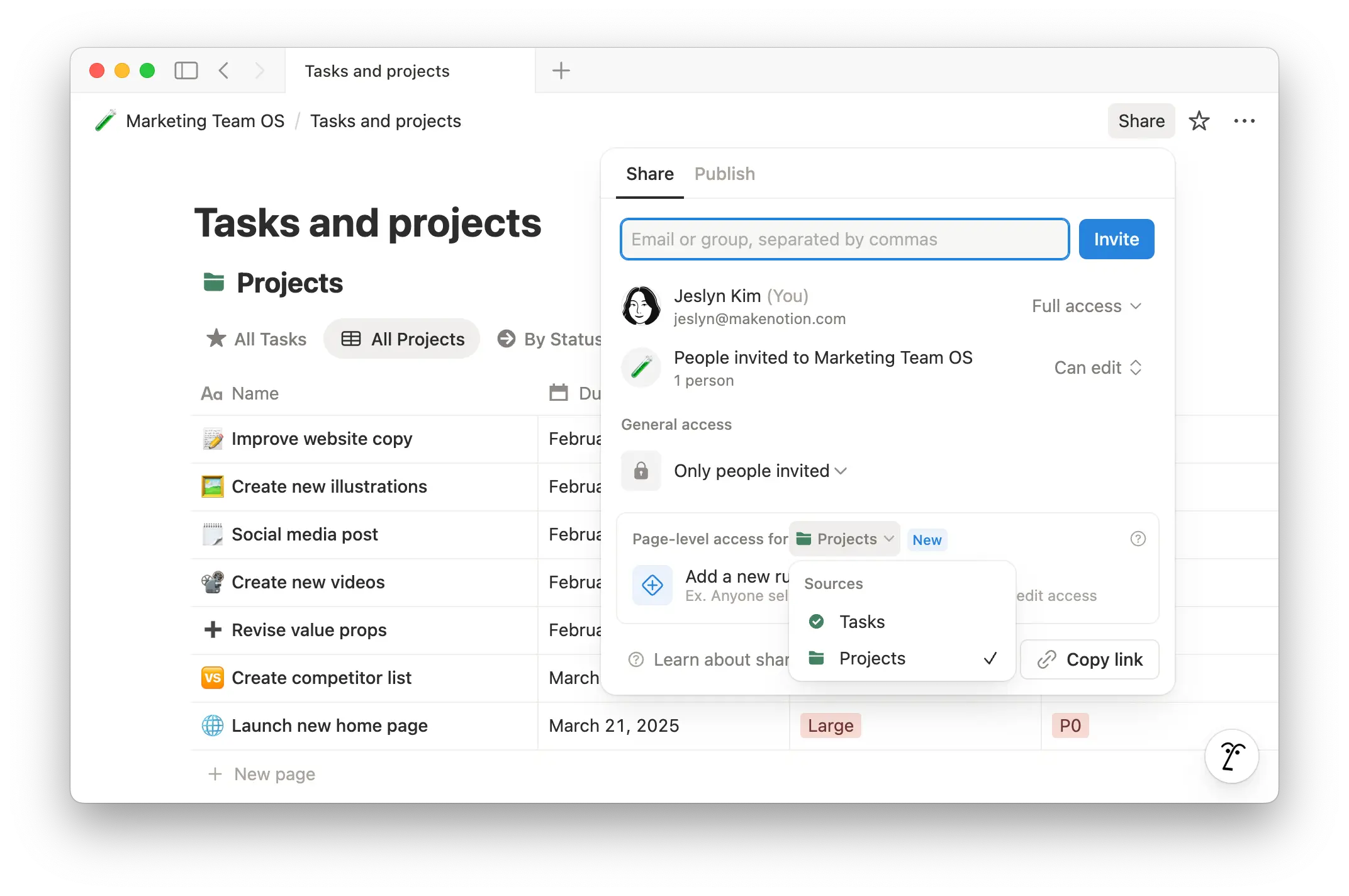 ca: elegir fuente de datos para la regla de acceso a las páginas