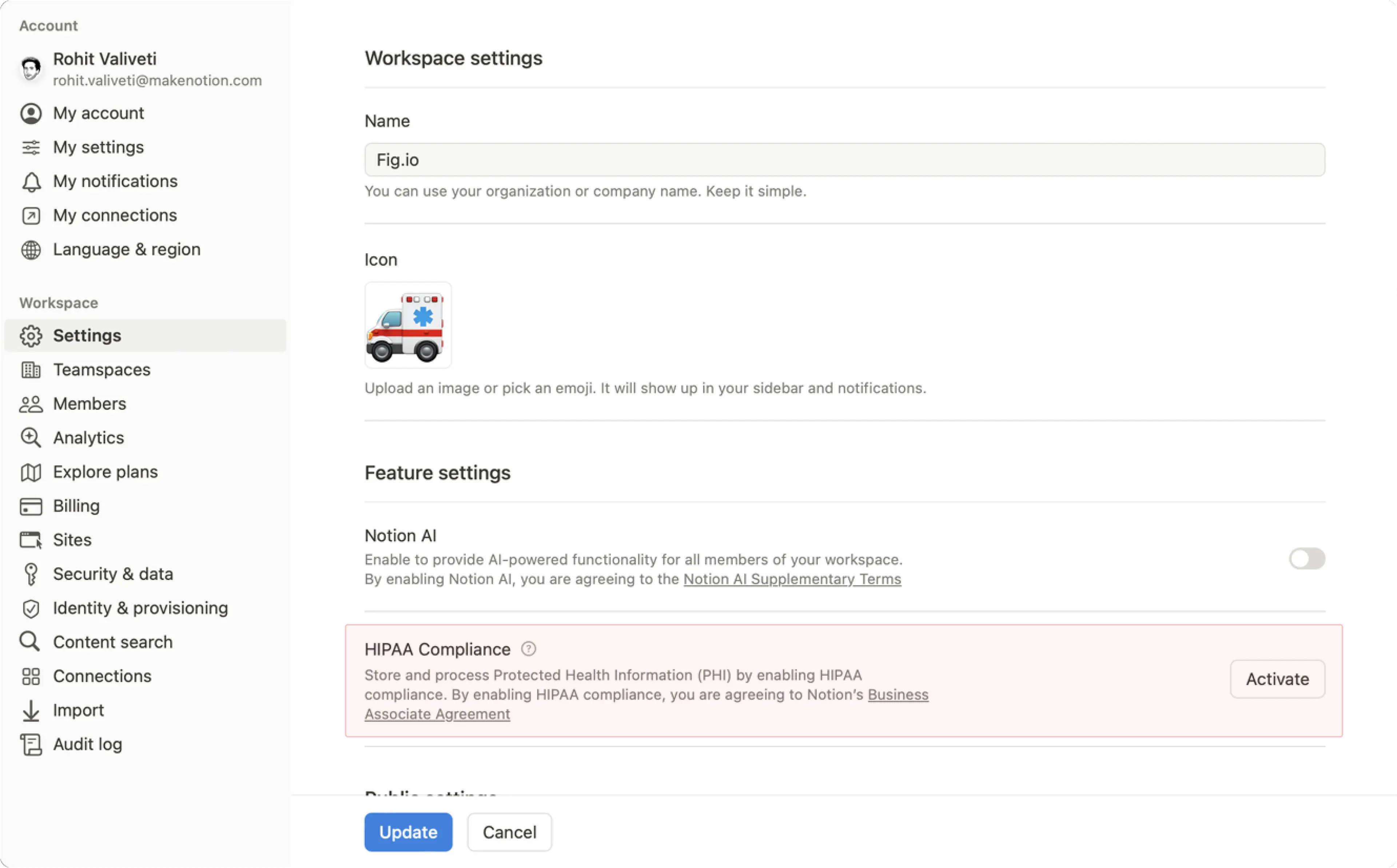 ca: activar el cumplimiento de la hipaa
