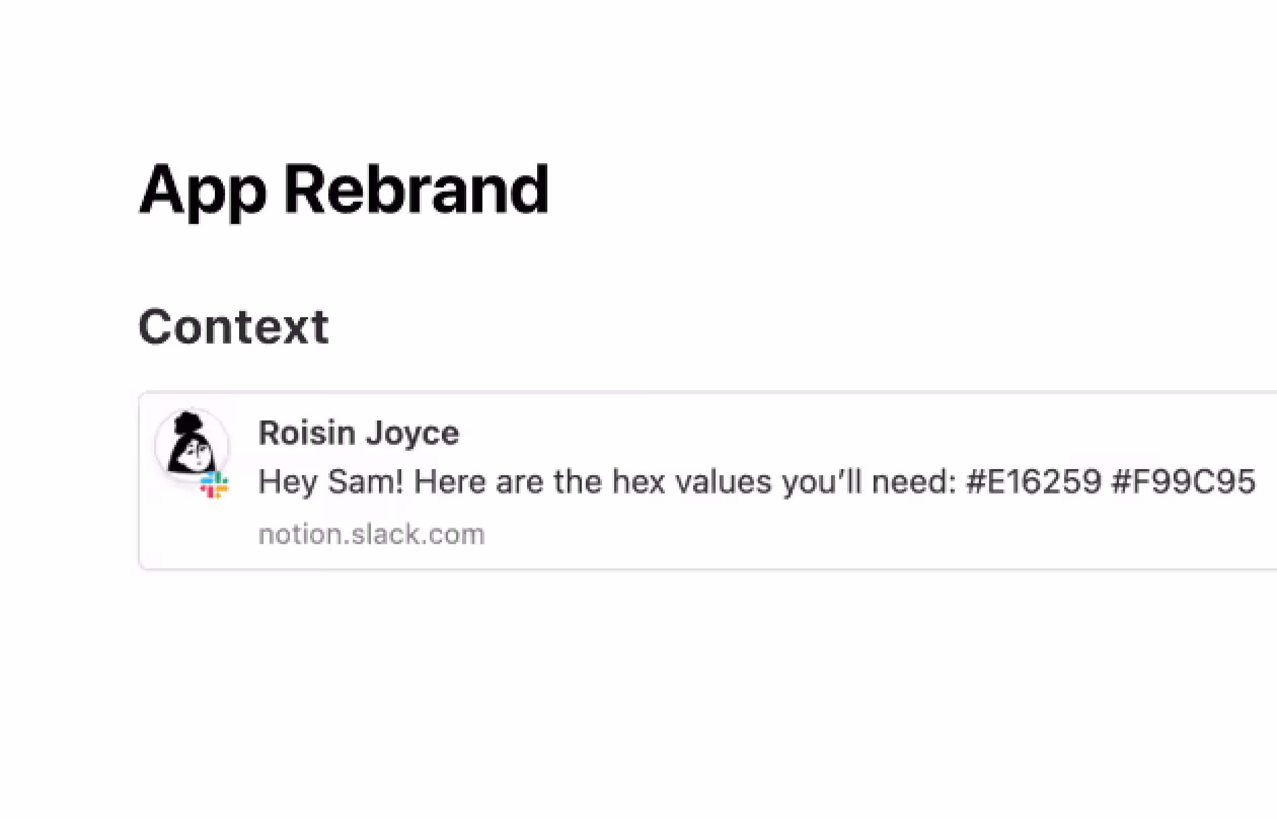 Integración de Slack