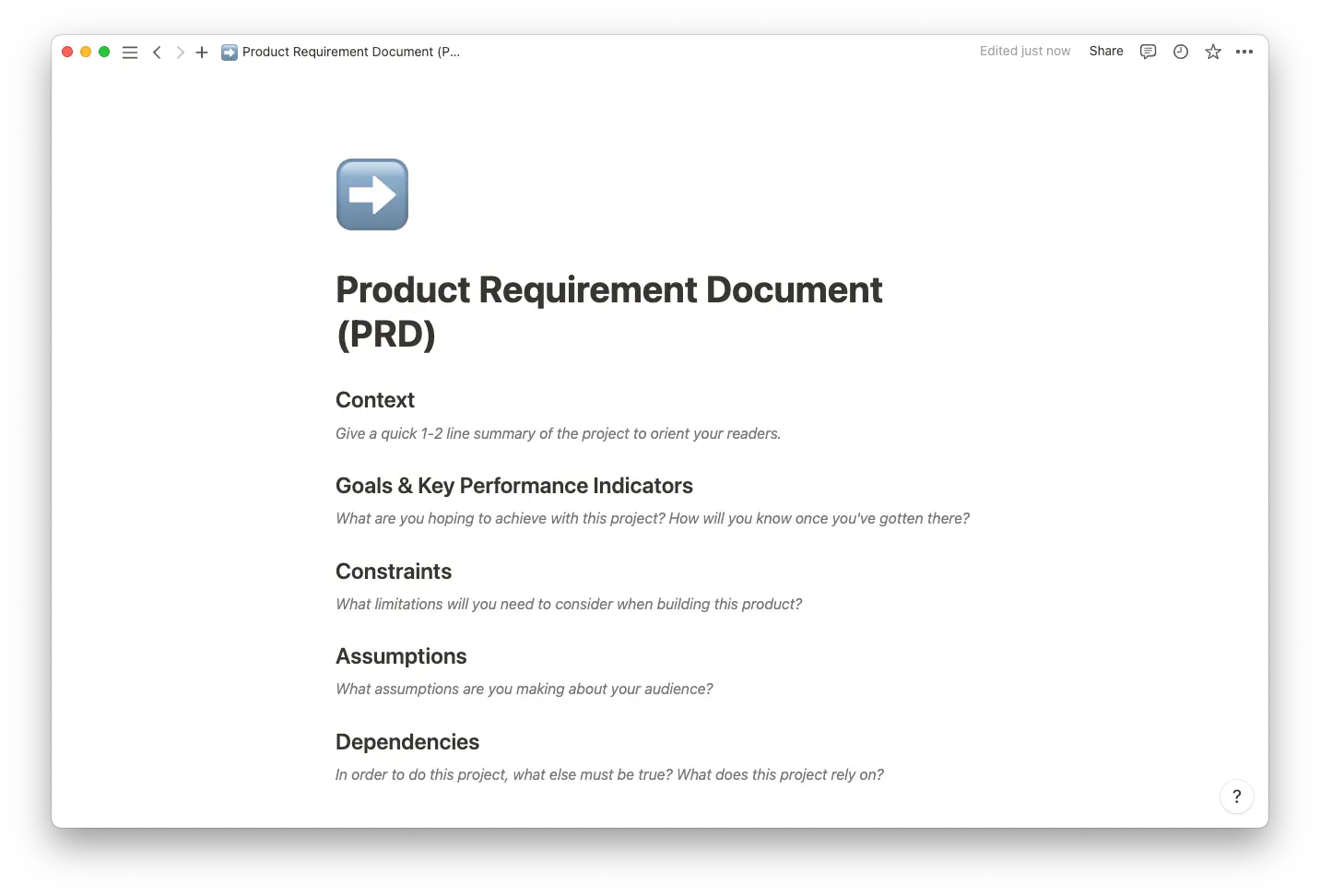 Product Requirements Document thumbnail