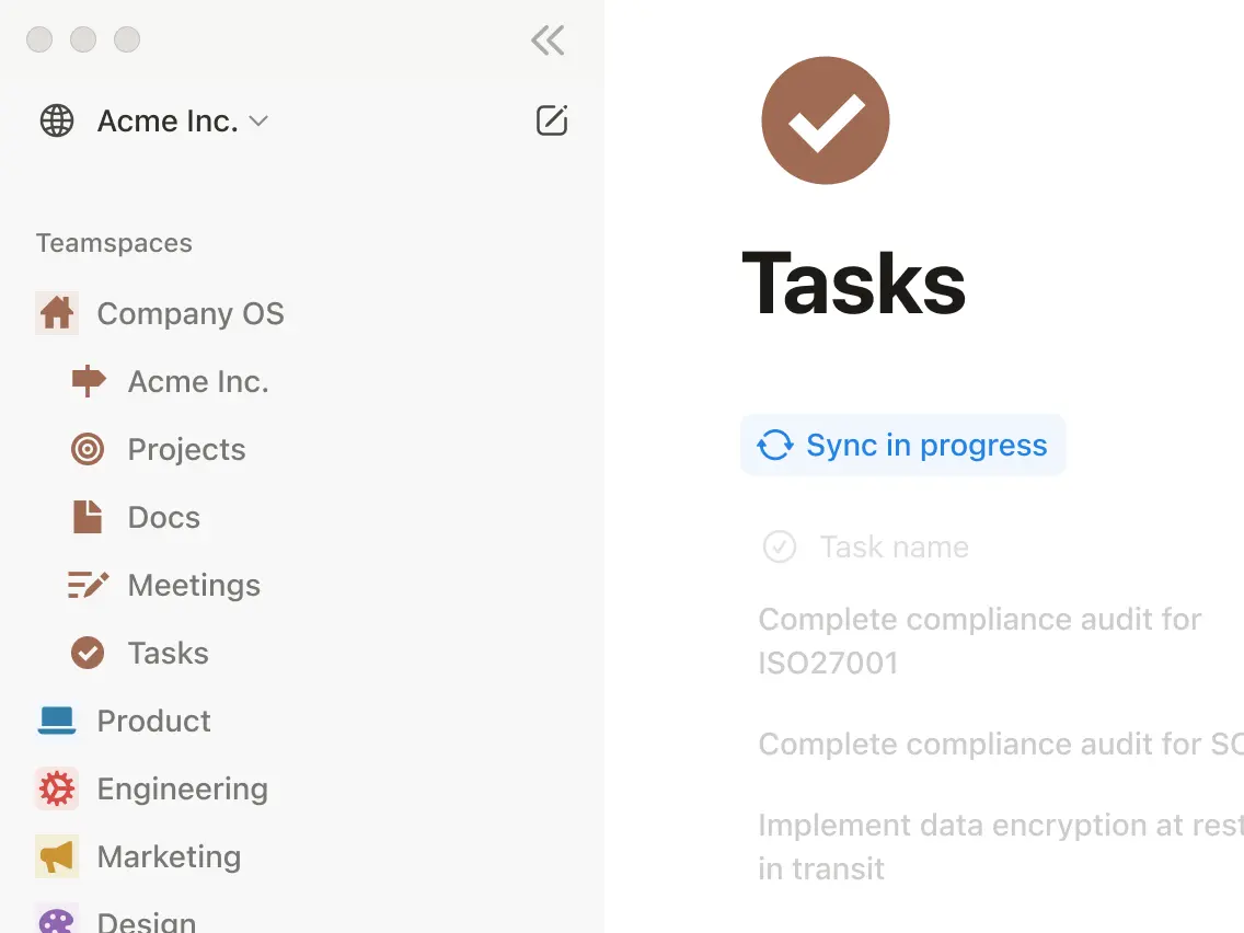 Espacio de trabajo personalizable