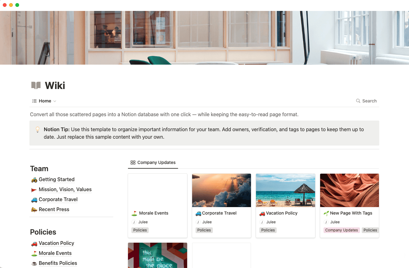 wiki template