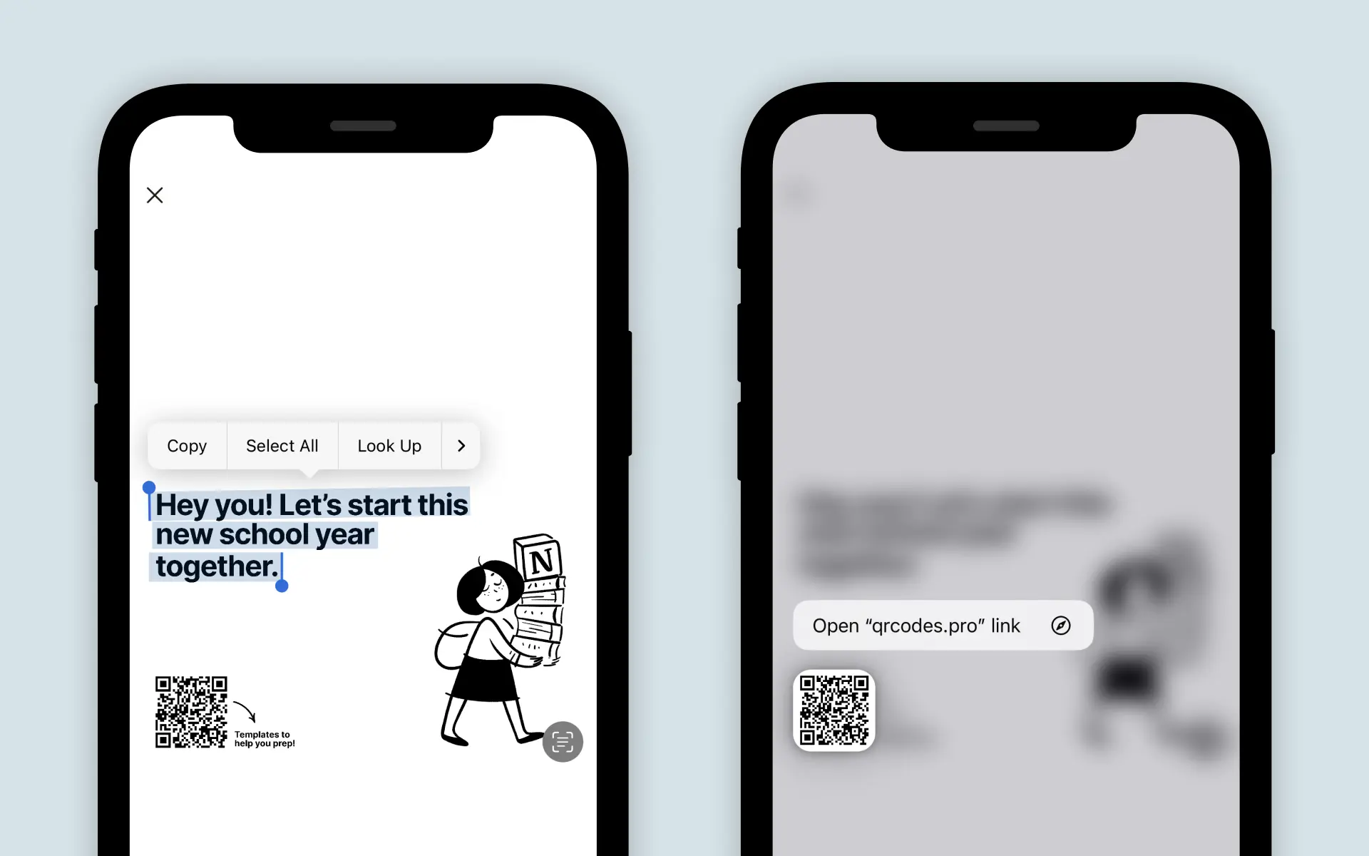 iOS image interact