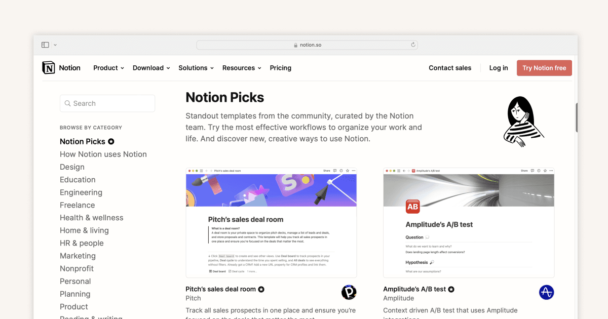 A page to gather knowlege and context for a company