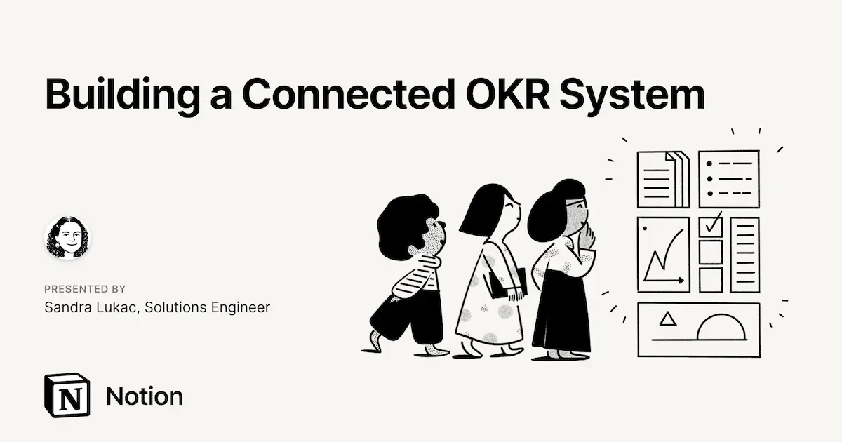 Building a connected OKR system