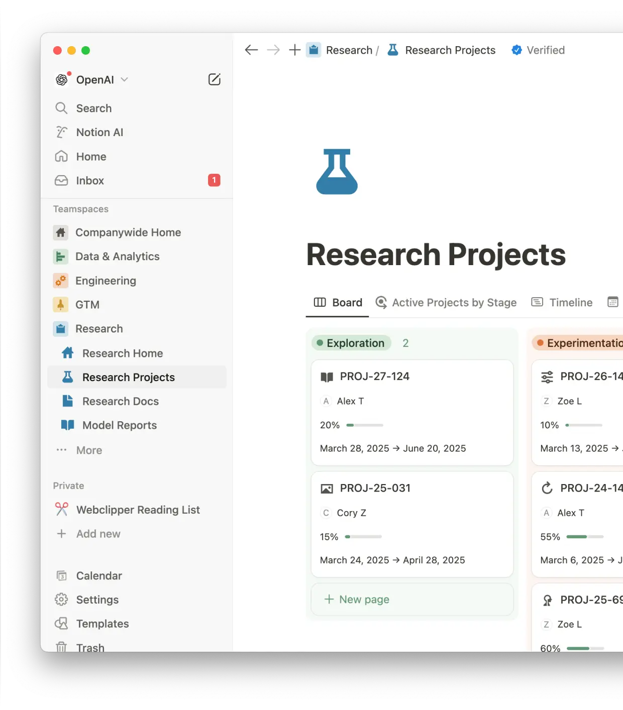"Notion has become an integral part of our entire research flow and product development process, from daily stand-ups to coding to shipping and iterating new models faster and faster,” says Karina Nguyen of OpenAI’s research team.
