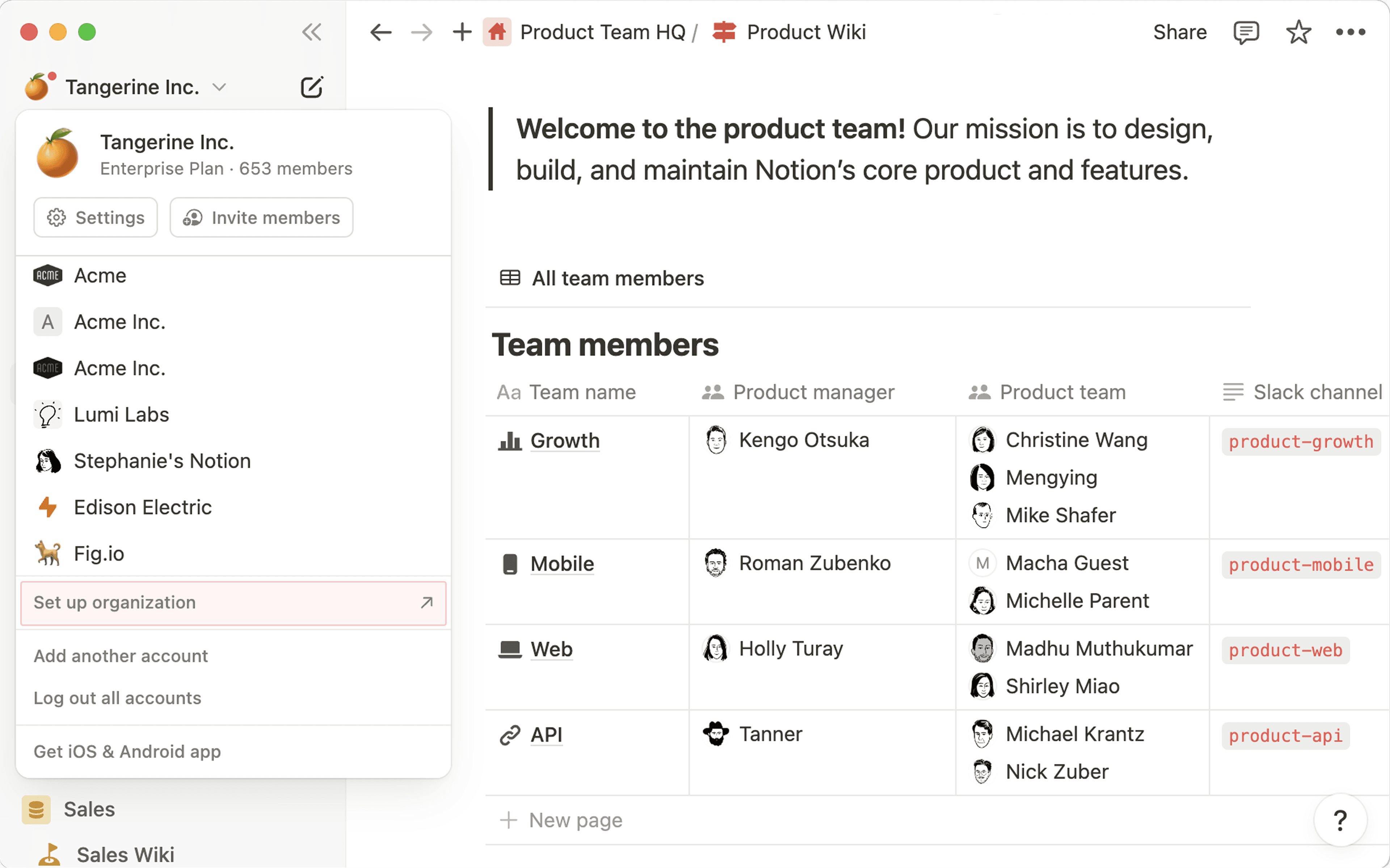 ca: configurar una organización