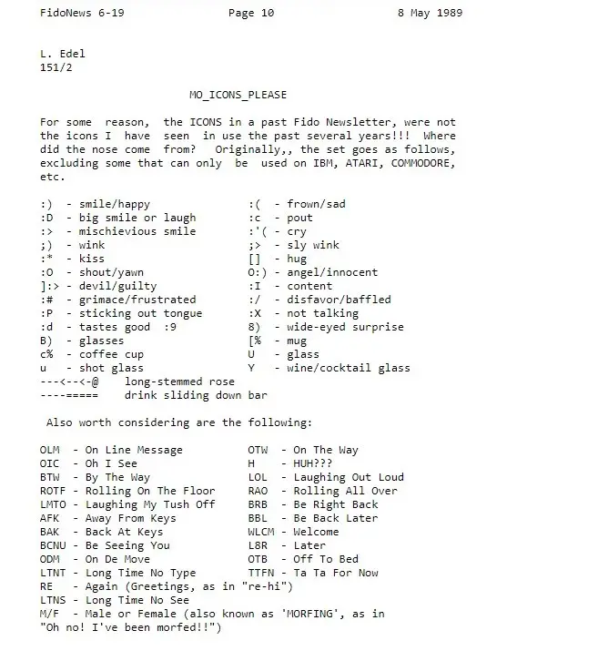 An explainer one-sheet on analog emojis. Image from Flickr.
