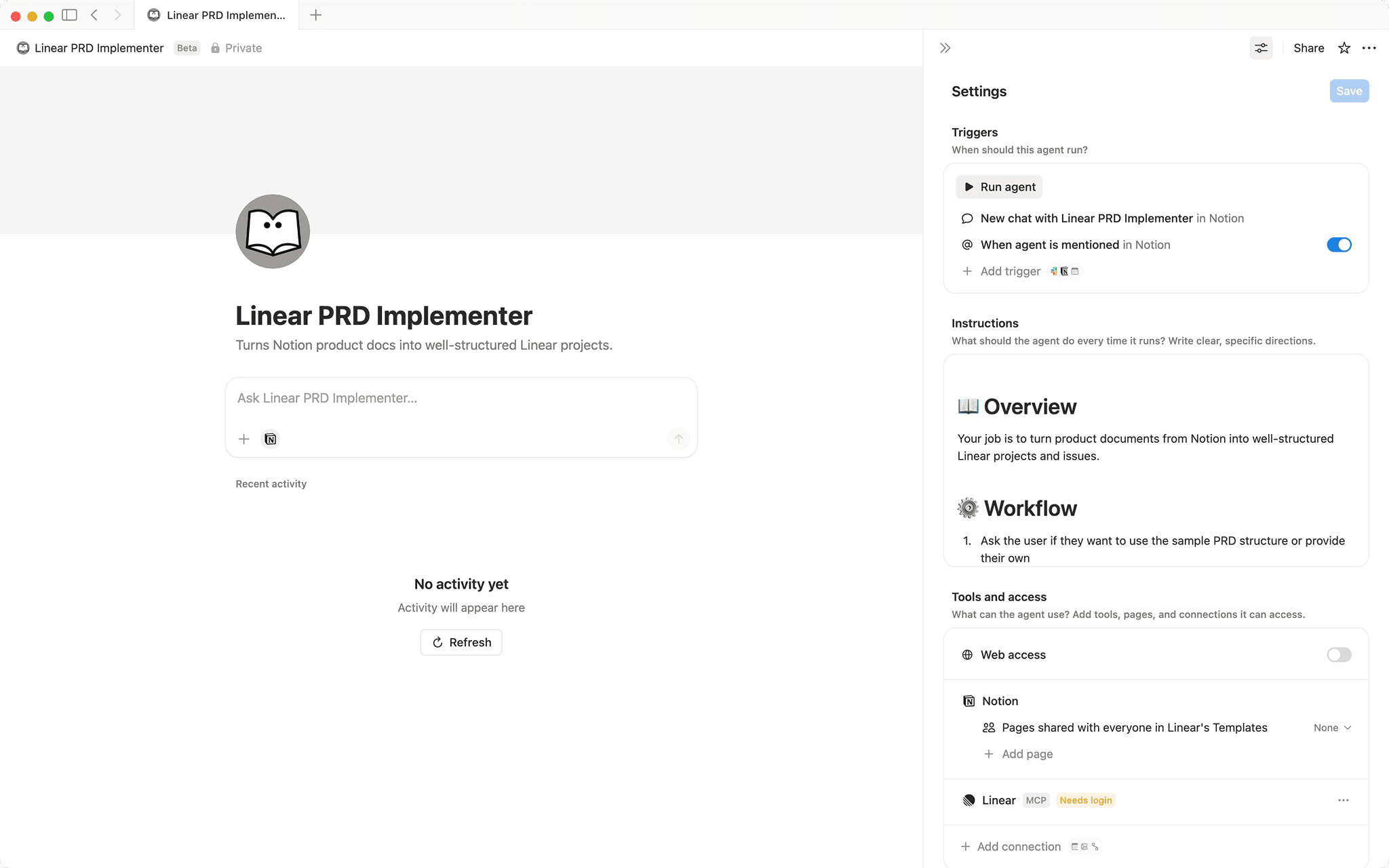 Linear PRD Implementer