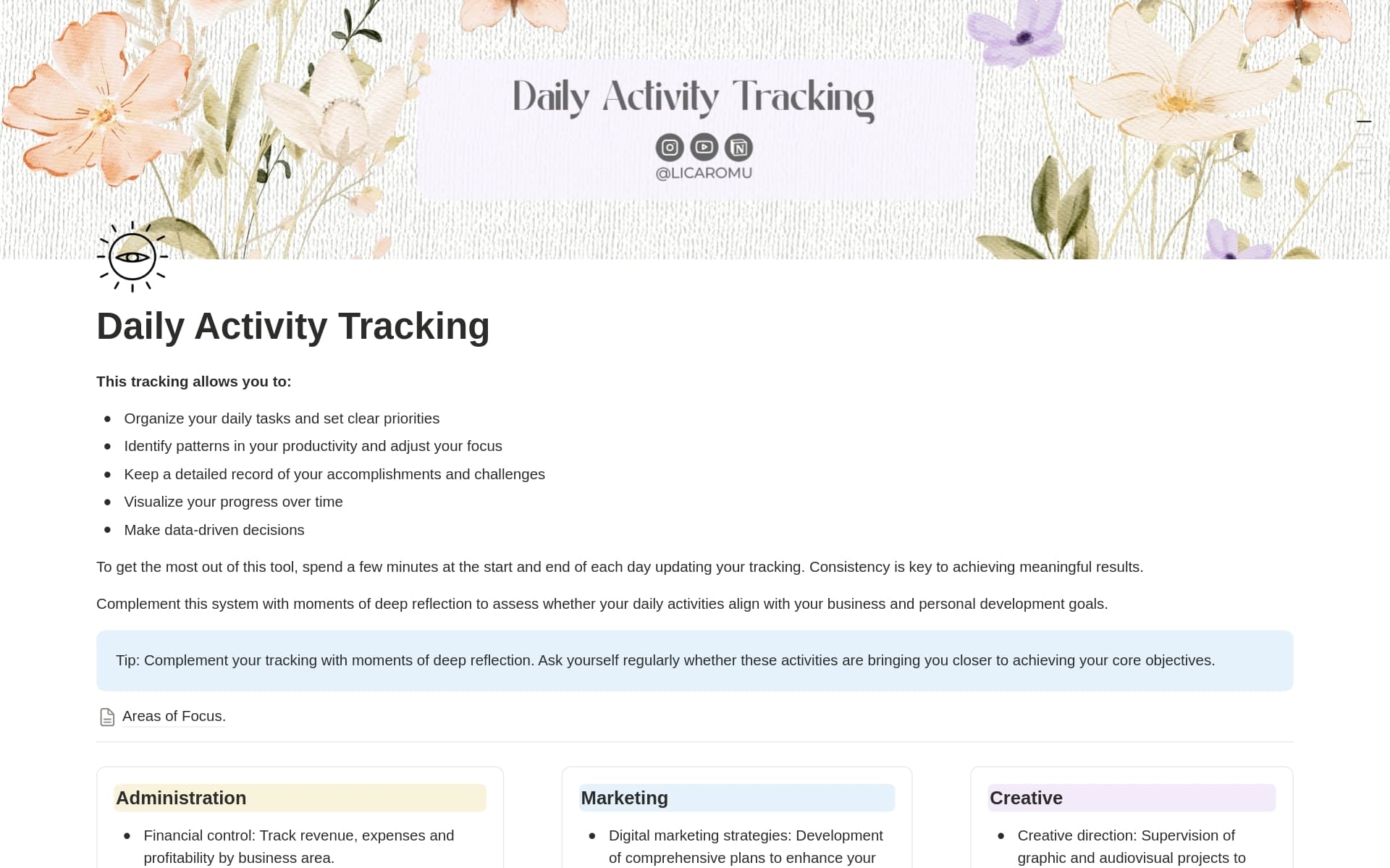 Screenshot of The builder’s operating system collection by Notion